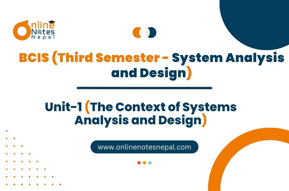 The Context of Systems Analysis and Design Photo